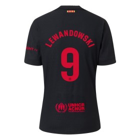Virallinen pelipaita FC Barcelona Lewandowski 9 Vieras 2024-25 Lyhythihainen - Miesten